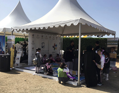 Volunteer with Dubai Cares at the Ministry of Education National Science, Technology and Innovation Festival